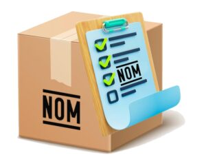 caja con nom